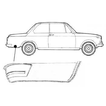 End plate right (202032), BMW 1502-2002